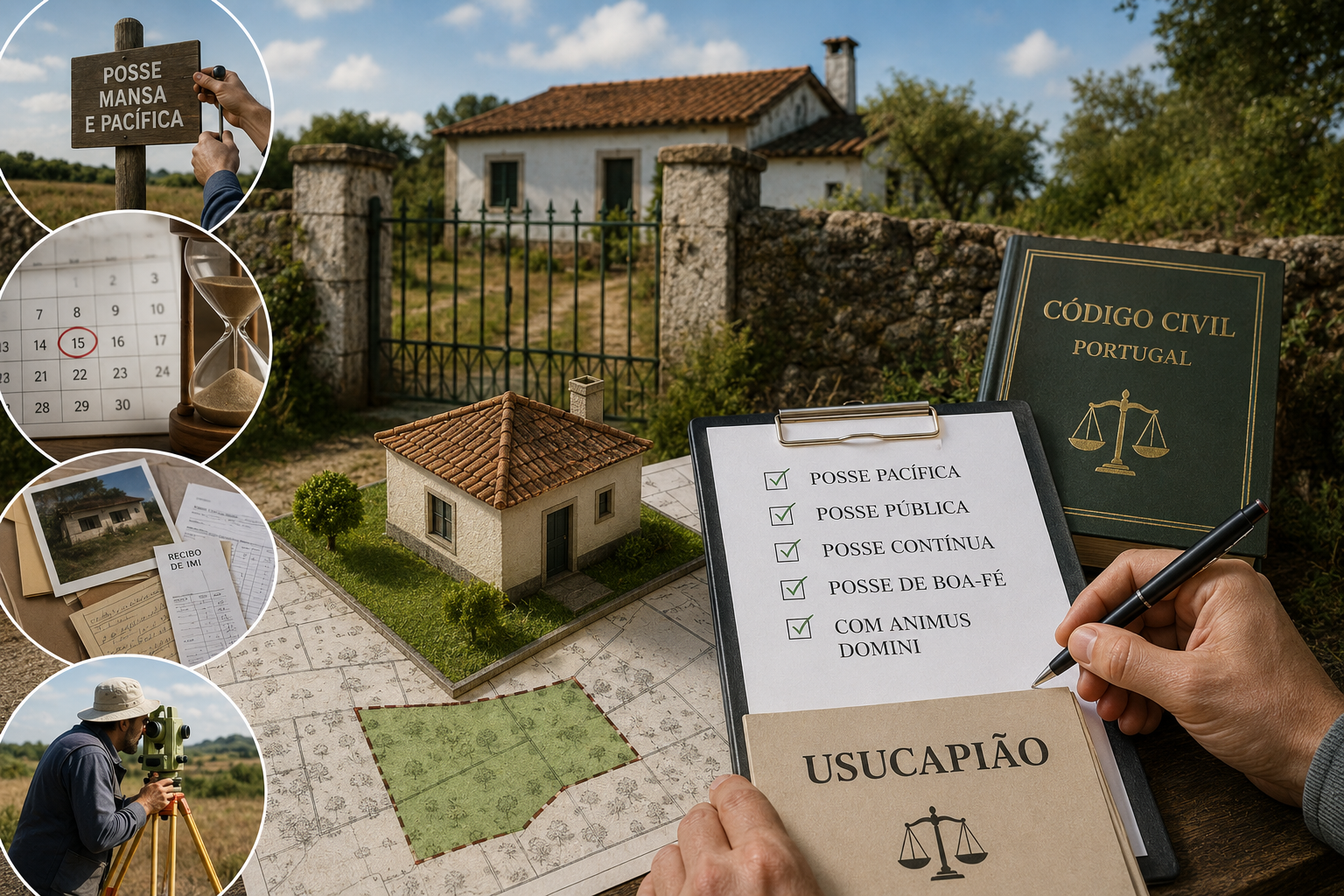 Usucapião em Portugal: requisitos, prazos e como provar a posse